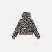 New Independent Station Ins Style Camouflage Design Sense Starry Sky Print Fur Collar Zipper Autumn Winter Hooded_viptrois.com