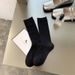 2025 Spring And Autumn New Women's Socks Mid Tube Stacked Socks Women's Japanese Ankora Red Socks Pull Ons All Match Socks Wholesale_viptrois.com