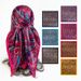 Muslim headscarf Classic Purple Cashew Scarf Women's Square Serding Muslim Headscarf Scarf_viptrois.com