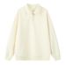 Men's Premium Textured Polo Shirt – Oversized Lapel Collar Streetwear (S-5XL, Spring 2026 Minimalist Aesthetic, Black/White/Beige)_viptrois.com