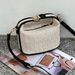 Mini Bag Straw Bag Bucket Bag Hand Held Messenger Bag Guangzhou Wholesale Handbag Contrast Color Versatile Women's Bag Woven Bag_viptrois.com