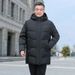 Men's Clothing Middle Aged And Elderly Men's Down Jackets With Windproof Hoods And Thickened Large Sizes For Grandfather And Father Winter Coats_viptrois.com