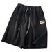 Men's Clothing 2024 Summer new style ice casual shorts for boys loose versatile drape trendy embroidered logo straight five-point pants_viptrois.com