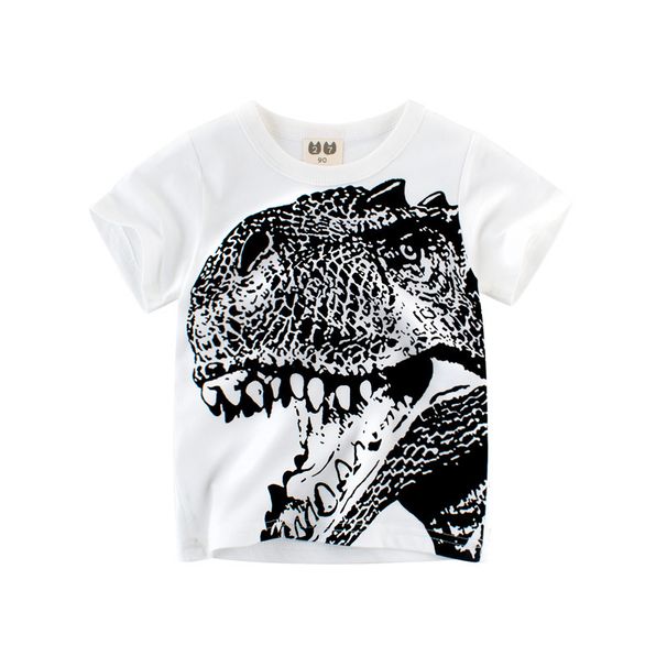 Mother & Kids summer Korean style boys short-sleeved T-shirt baby bottoming shirt children's clothing one piece consignment sale_viptrois.com