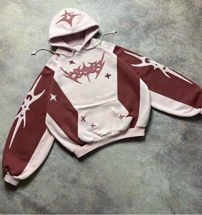 Y2K Retro 3D Digital Print Hoodie - Unisex Oversized Streetwear Pullover With Drop Shoulder & Kangaroo Pocket_viptrois.com