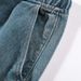 men's summer thin five-point pants men's loose large size cool mid-pants trendy elastic waist breeches_viptrois.com