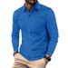 Men's Waffle-Knit Zip-Up Polo Jacket – Premium Cotton-Blend Stand Collar Coat With Multi-Pocket Design – Slim Fit Outerwear For Urban Professionals_viptrois.com