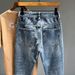 Men's Clothing Autumn And Winter New Men's Fashion Brand Retro Casual Loose Harem Tapered Daddy Non Stretch Denim Trousers_viptrois.com