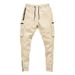 Men's Tactical Cargo Pants – Slim Fit Workout Joggers With Multi-Pockets (M-XXXL, 5 Colors, Polyester, High Waist For Gym & Urban Travel)_viptrois.com