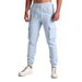Spring And Autumn New Men's Workwear Solid Color Multi Pocket Casual Jogging Cuffed Trousers_viptrois.com