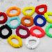 Shoelaces Round Solid Color Polyester Spring Shoelaces Stretchable Foam Shoelaces Sports Shoes DIY Decoration Rope_viptrois.com