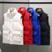 Men's Lightweight Quilted Vest With Stand Collar, Warm Winter Padded Sleeveless Jacket For Casual Wear (Black/Red/Beige/Blue, Sizes M-5xl)_viptrois.com