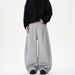 Men's Casual Loose Sports Sweatpants Spring Autumn Deconstructed Design Scimitar Trendy Brand Wide Leg Versatile Long Pants_viptrois.com