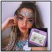 Halloween EDM electronic music festival face stickers eyebrow stickers diamond resin diamond carnival diamond stickers masquerade face decoration_viptrois.com