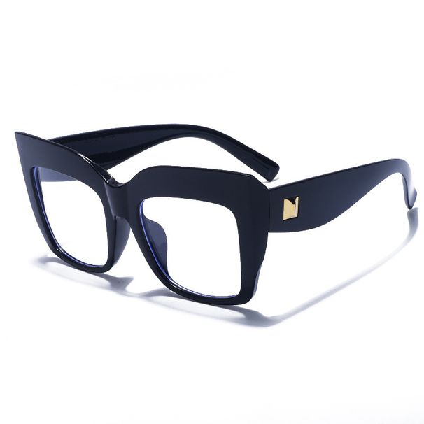 Anti-Blue Light New Internet Celebrity Cat Eye Rivet Personality Large Frame Candy Color Non-Prescription Glasses_viptrois.com
