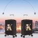 Creative Letter Luggage Protective Cover Thickened Elastic 24 Inch Luggage Protective Cover Trolley Case Cover_viptrois.com