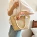 Women's Shoulder Bags Ladies' Large-capacity Beach Bags, Tote Bags, Elegant And Fashionable Single-shoulder Bags, Woven Bags_viptrois.com