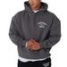 Autumn and winter leisure loose letter hooded sweater sports fitness coat pullover men's running training stretch_viptrois.com