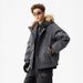 Men's Clothing Streetwear Hooded Down Jacket With Fox Fur Collar, 650+ Fill Power White Duck Feather, Oversized Fit, Windproof Winter Coat_viptrois.com
