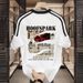American Streetwear Brand Print Short Sleeved T-Shirts for Men Popular Couple Tops Cotton Three Prong Casual Wear_viptrois.com