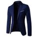 New Men's Plus Size Slim Fit Suit Jacket Casual Single Breasted Blazer_viptrois.com