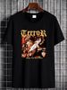 Rock Terror T Shirt Hardcore Band Black All Size S To 5XL LL2194 Graphic Soft Fashion Top For Everyday Wear Slightly Stretched Unisex Comfortable_viptrois.com