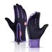 Outdoor winter cycling sports full finger water proof touch screen warm gloves men's and women's mountaineering gloves_viptrois.com