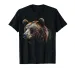Bear Lover Artwork Animal Motif Bear T-Shirt Mens Womens Tees Top_viptrois.com