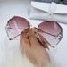 Women's Glasses fashion sunglasses big face slimming net celebrity style sunscreen diamond rhinestone glasses_viptrois.com