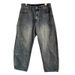 Men's Clothing Jeans For Men High Street Fashion Brand Washed Distressed Scimitar Pants Versatile Loose Straight Casual Trousers For Men_viptrois.com