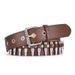Bullet Head Unisex Wide Punk Style Fashion Trendy Personality Belt_viptrois.com
