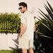 Men's Clothing Linen Short Sleeve Shirt Set Linen Summer Loose Casual Cotton Linen Cardigan Shirt Shorts_viptrois.com