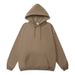 "Unisex Velvet-Lined Hooded Sweatshirt – Oversized Couple’s Style In 7 Colors | Black, Khaki, Camel | S-XL"_viptrois.com