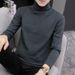 Half High Neck Men's German Long Sleeved T-Shirt With Bottom Layer, Autumn And Winter Thick Velvet Warm Underwear Top,_viptrois.com