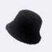 Fashionable Autumn And Winter Light Plate Thickened Solid Color Rabbit Fur Fisherman Warm Basin Sunshade Hat_viptrois.com