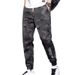 Men's Cargo Pants Sweatpants Camouflage Elasticity Harem Pants Haruku Style Casual Pants Ankle Length Pants Tracksuit_viptrois.com