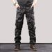 Men's Multi-Pocket Tactical Cargo Pants - Durable Outdoor Work Pants With Camo Design, Comfort Fit For Hiking, Travel & Daily Wear_viptrois.com