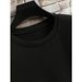 Camiseta Moda Hombres Y Mujeres Con Estampado Jumbo Gusano Grande, Algodón Manga Corta Calle Ultra Suave, Transpirable,_viptrois.com