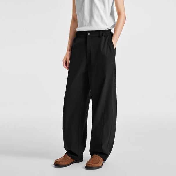 Early Autumn New American Retro Men's Loose Comfortable Trendy Versatile Light Luxury Fashion Solid Color Straight_viptrois.com