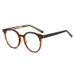 Women's Glasses Retro Plate Round Frame Men's And Women's TR90 Plug In Feet Anti Blue Light Glasses Frame Myopia Can Be Matched_viptrois.com