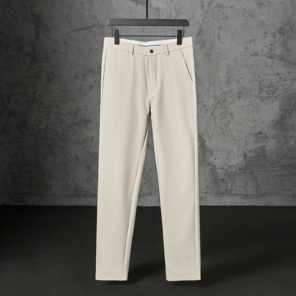 Men's Slim Fit Dress Pants For Business Casual, Wrinkle-Free & Anti-Stretch, Comfortable Office Work Trousers_viptrois.com