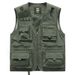 Men's Clothing Workwear Multi Pocket Vest Director Media Advertising Vest Outdoor Fishing Vest_viptrois.com