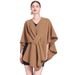 Fashion scarf shawl outside cape cape cape large size knitted cardigan loose coat women_viptrois.com