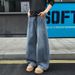 Vintage Jeans For Men, Autumn And Winter American Style Straight Loose Pants, Cool Trendy Brand Scimitar Wide-Leg Casual_viptrois.com