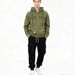 Men's Retro Zip-Up Hoodie & Jogger Set - Fleece-Lined Polyester With Multi-Pocket Design For Streetwear & Gym( M-XXXXL)_viptrois.com
