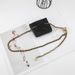 Small golden ball waist chain bag Women's diamond belt bag ins mini lightweight chain crossbody bag_viptrois.com