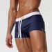 Men's Clothing Swimming Trunks Men's Swimming Trunks Back Pocket Design Quick Drying Beach Pants Boxer Briefs Swimsuit Men_viptrois.com