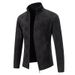Men's Clothing Knitted Sweater Men's Korean-Style Knit Cardigan – Winter-Ready Stand Collar Sweater With Ribbed Hem (4 Classic Colors, Sizes M-4XL)_viptrois.com
