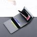 Card Holder Purse Wallets Canvas Card Bag Rfid Anti-theft Brush Automatically Ejects Credit Card Dollar Clip Metal Card Bag Men's Multi-card Wallet_viptrois.com