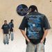Washed And Dyed Text Slogan Printed Short Sleeve Men's Summer Loose Fit Pure Cotton Round Neck T-Shirt_viptrois.com